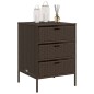 vidaXL Gartenschrank Braun 55x59x80 cm Poly Rattan vidaXL Gartenschrank Braun 55x59x80 cm Poly Rattan