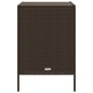 vidaXL Gartenschrank Braun 55x59x80 cm Poly Rattan vidaXL Gartenschrank Braun 55x59x80 cm Poly Rattan