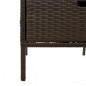 vidaXL Gartenschrank Braun 55x59x80 cm Poly Rattan vidaXL Gartenschrank Braun 55x59x80 cm Poly Rattan