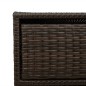 vidaXL Gartenschrank Braun 55x59x80 cm Poly Rattan vidaXL Gartenschrank Braun 55x59x80 cm Poly Rattan