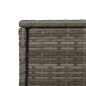 vidaXL Gartenschrank Grau 105x55x113 cm Poly Rattan vidaXL Gartenschrank Grau 105x55x113 cm Poly Rattan