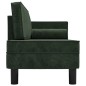 vidaXL Chaiselongue mit Kissen und Nackenrolle Dunkelgrün Samt vidaXL Chaiselongue mit Kissen und Nackenrolle Dunkelgrün Samt