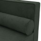 vidaXL Chaiselongue mit Kissen und Nackenrolle Dunkelgrün Samt vidaXL Chaiselongue mit Kissen und Nackenrolle Dunkelgrün Samt
