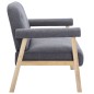 vidaXL 2-Sitzer-Sofa Stoff Dunkelgrau vidaXL 2-Sitzer-Sofa Stoff Dunkelgrau