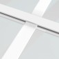 vidaXL Schiebetür ESG-Mattglas und Aluminium 76x205 cm Weiß vidaXL Schiebetür ESG-Mattglas und Aluminium 76x205 cm Weiß