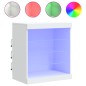 vidaXL Sideboard mit LED-Beleuchtung Weiß 60,5x37x67 cm vidaXL Sideboard mit LED-Beleuchtung Weiß 60,5x37x67 cm