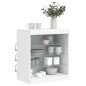 vidaXL Sideboard mit LED-Beleuchtung Weiß 60,5x37x67 cm vidaXL Sideboard mit LED-Beleuchtung Weiß 60,5x37x67 cm