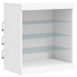 vidaXL Sideboard mit LED-Beleuchtung Weiß 60,5x37x67 cm vidaXL Sideboard mit LED-Beleuchtung Weiß 60,5x37x67 cm