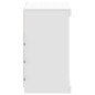 vidaXL Sideboard mit LED-Beleuchtung Weiß 60,5x37x67 cm vidaXL Sideboard mit LED-Beleuchtung Weiß 60,5x37x67 cm
