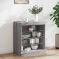 vidaXL Sideboard mit LED-Leuchten Grau Sonoma 60,5x37x67 cm vidaXL Sideboard mit LED-Leuchten Grau Sonoma 60,5x37x67 cm