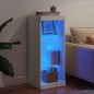 vidaXL Sideboard mit LED-Beleuchtung Weiß 41x37x100 cm vidaXL Sideboard mit LED-Beleuchtung Weiß 41x37x100 cm