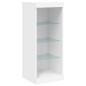 vidaXL Sideboard mit LED-Beleuchtung Weiß 41x37x100 cm vidaXL Sideboard mit LED-Beleuchtung Weiß 41x37x100 cm
