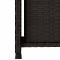 vidaXL Gartenschrank Schwarz 50x55x115 cm Poly Rattan vidaXL Gartenschrank Schwarz 50x55x115 cm Poly Rattan
