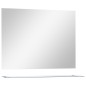 vidaXL Wandspiegel mit Ablage 80x60 cm Hartglas vidaXL Wandspiegel mit Ablage 80x60 cm Hartglas