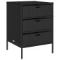 vidaXL Gartenschrank Schwarz 55x59x80 cm Poly Rattan vidaXL Gartenschrank Schwarz 55x59x80 cm Poly Rattan