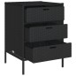 vidaXL Gartenschrank Schwarz 55x59x80 cm Poly Rattan vidaXL Gartenschrank Schwarz 55x59x80 cm Poly Rattan