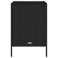 vidaXL Gartenschrank Schwarz 55x59x80 cm Poly Rattan vidaXL Gartenschrank Schwarz 55x59x80 cm Poly Rattan