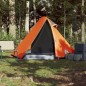 vidaXL Campingzelt 2 Personen Grau & Orange 267x154x117 cm 185T Taft vidaXL Campingzelt 2 Personen Grau & Orange 267x154x117 cm 185T Taft