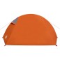 vidaXL Campingzelt 2 Personen Grau & Orange 267x154x117 cm 185T Taft vidaXL Campingzelt 2 Personen Grau & Orange 267x154x117 cm 185T Taft