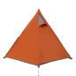 vidaXL Campingzelt 2 Personen Grau & Orange 267x154x117 cm 185T Taft vidaXL Campingzelt 2 Personen Grau & Orange 267x154x117 cm 185T Taft