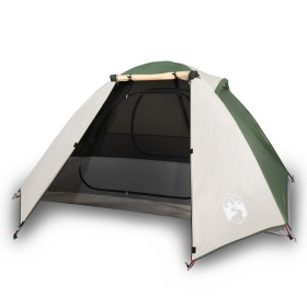 vidaXL Campingzelt 2 Personen Grün 224x248x118 cm 185T Taft
