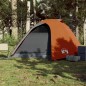 vidaXL Campingzelt 4 Personen Grau & Orange 267x272x145 cm 185T Taft vidaXL Campingzelt 4 Personen Grau & Orange 267x272x145 cm 185T Taft