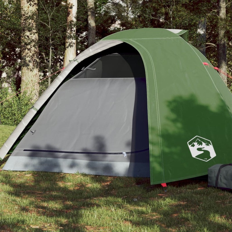 vidaXL Campingzelt 4 Personen Grün 267x272x145 cm 185T Taft vidaXL Campingzelt 4 Personen Grün 267x272x145 cm 185T Taft