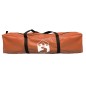 vidaXL Campingzelt 4 Personen Grau & Orange 367x367x259 cm 185T Taft vidaXL Campingzelt 4 Personen Grau & Orange 367x367x259 cm 185T Taft