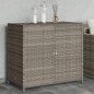 vidaXL Gartenschrank Grau 83x45x76 cm Poly Rattan vidaXL Gartenschrank Grau 83x45x76 cm Poly Rattan