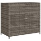 vidaXL Gartenschrank Grau 83x45x76 cm Poly Rattan vidaXL Gartenschrank Grau 83x45x76 cm Poly Rattan