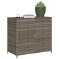 vidaXL Gartenschrank Grau 83x45x76 cm Poly Rattan vidaXL Gartenschrank Grau 83x45x76 cm Poly Rattan