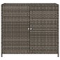 vidaXL Gartenschrank Grau 83x45x76 cm Poly Rattan vidaXL Gartenschrank Grau 83x45x76 cm Poly Rattan