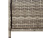 vidaXL Gartenschrank Grau 83x45x76 cm Poly Rattan vidaXL Gartenschrank Grau 83x45x76 cm Poly Rattan