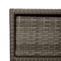 vidaXL Gartenschrank Grau 55x59x80 cm Poly Rattan vidaXL Gartenschrank Grau 55x59x80 cm Poly Rattan