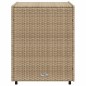 vidaXL Gartenschrank Beige 55x59x69 cm Poly Rattan vidaXL Gartenschrank Beige 55x59x69 cm Poly Rattan