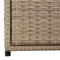 vidaXL Gartenschrank Beige 55x59x69 cm Poly Rattan vidaXL Gartenschrank Beige 55x59x69 cm Poly Rattan