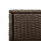 vidaXL Gartenschrank Braun 105x55x113 cm Poly Rattan vidaXL Gartenschrank Braun 105x55x113 cm Poly Rattan