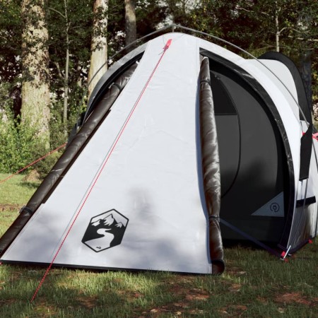 vidaXL Campingzelt 2 Personen Weiß 320x140x120 cm 185T Taft