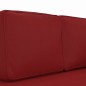 vidaXL Chaiselongue mit Kissen und Nackenrolle Weinrot Kunstleder vidaXL Chaiselongue mit Kissen und Nackenrolle Weinrot Kunstleder