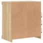 vidaXL Sideboard mit LED-Leuchten Sonoma-Eiche 60,5x37x67 cm vidaXL Sideboard mit LED-Leuchten Sonoma-Eiche 60,5x37x67 cm