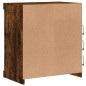 vidaXL Sideboard mit LED-Leuchten Räuchereiche 60,5x37x67 cm vidaXL Sideboard mit LED-Leuchten Räuchereiche 60,5x37x67 cm