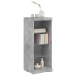 vidaXL Sideboard mit LED-Leuchten Betongrau 41x37x100 cm vidaXL Sideboard mit LED-Leuchten Betongrau 41x37x100 cm
