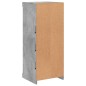 vidaXL Sideboard mit LED-Leuchten Betongrau 41x37x100 cm vidaXL Sideboard mit LED-Leuchten Betongrau 41x37x100 cm