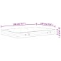 vidaXL Matratze Taschenfederkern Mittelfest 180x200 cm vidaXL Matratze Taschenfederkern Mittelfest 180x200 cm