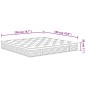 vidaXL Matratze Taschenfederkern Medium Plus 180x200 cm vidaXL Matratze Taschenfederkern Medium Plus 180x200 cm
