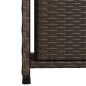 vidaXL Gartenschrank Braun 50x55x115 cm Poly Rattan vidaXL Gartenschrank Braun 50x55x115 cm Poly Rattan