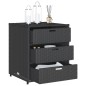 vidaXL Gartenschrank Schwarz 55x59x69 cm Poly Rattan vidaXL Gartenschrank Schwarz 55x59x69 cm Poly Rattan