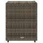 vidaXL Gartenschrank Grau 55x59x69 cm Poly Rattan vidaXL Gartenschrank Grau 55x59x69 cm Poly Rattan