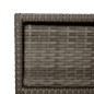 vidaXL Gartenschrank Grau 55x59x69 cm Poly Rattan vidaXL Gartenschrank Grau 55x59x69 cm Poly Rattan