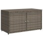 vidaXL Gartenschrank Grau 110x55x60,5 cm Poly Rattan vidaXL Gartenschrank Grau 110x55x60,5 cm Poly Rattan